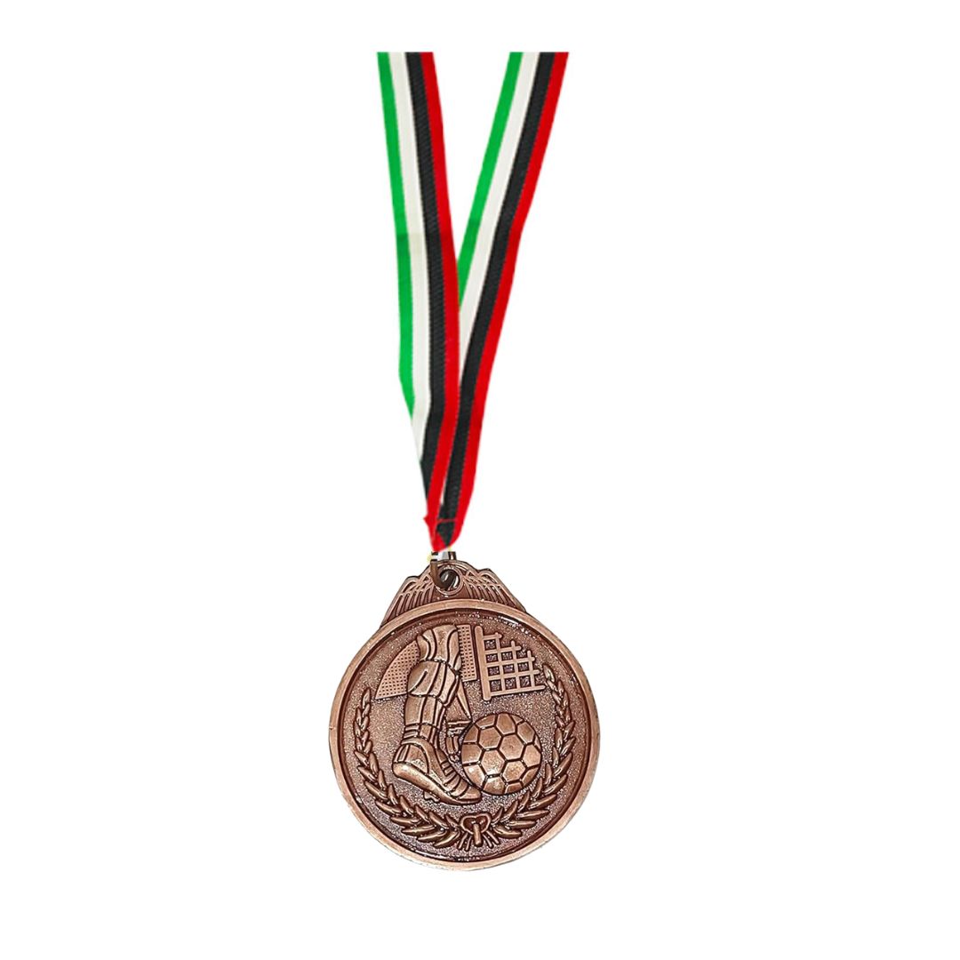 3D Embossed Designed Football Medal