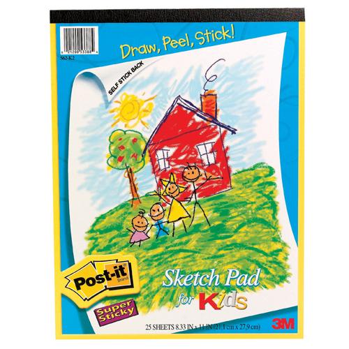 Post-It Sketch Pad For Kids #562-K2