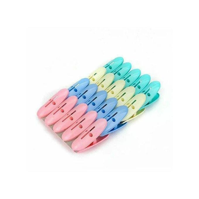 Laundry Tweezers Multy Color-set of 20