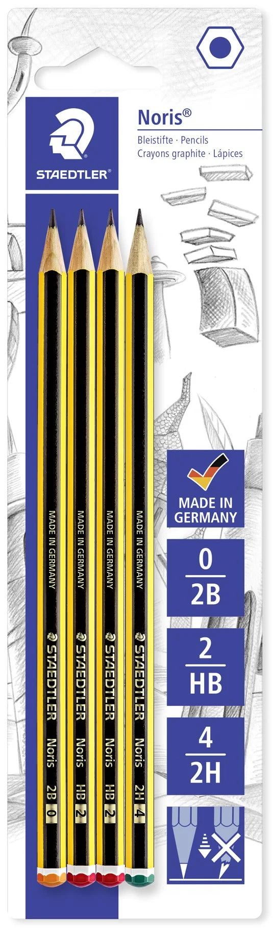 Staedtler Noris Pencils-set of 4