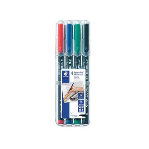 Staedler Lumocolor Permanent 0.6mm-set of 4