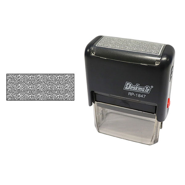 Self-inking Privacy Stamp- Deskmate-RP-1847-Black