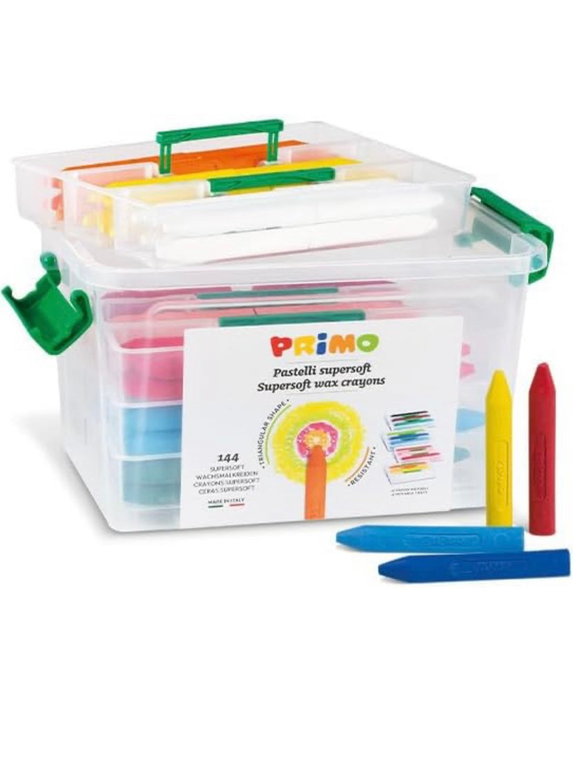 Primo Wax crayons jumbo 144 colours