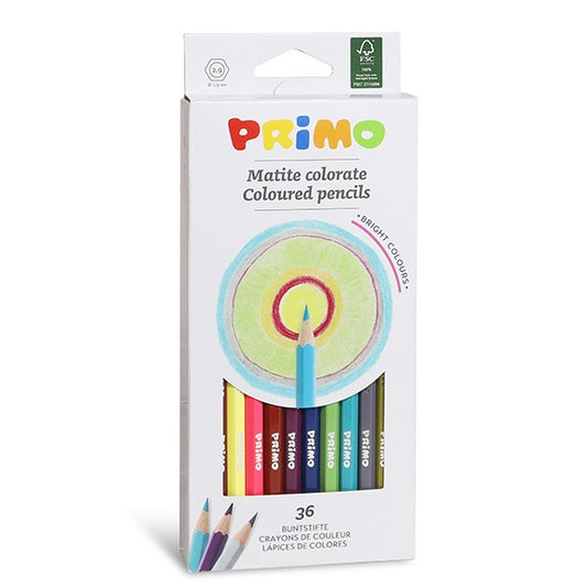 Primo Coloured pencils 36 hexagonal