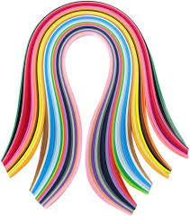 Quilling Paper Strips for Kids Craft