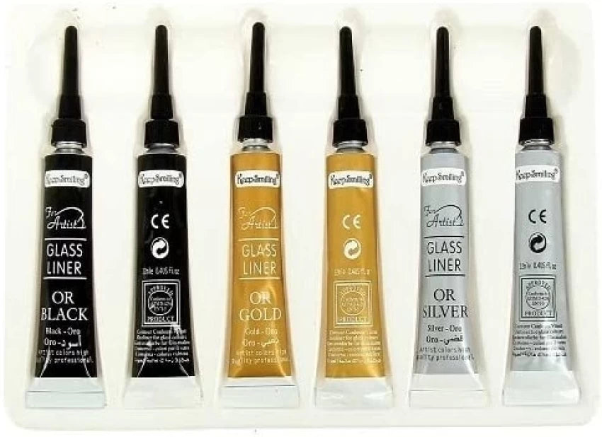 Keep smilling glasss liner colour 3D- 6*12 ml