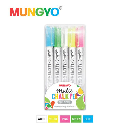 Mungyo Multi Chalk Pen-set of 5