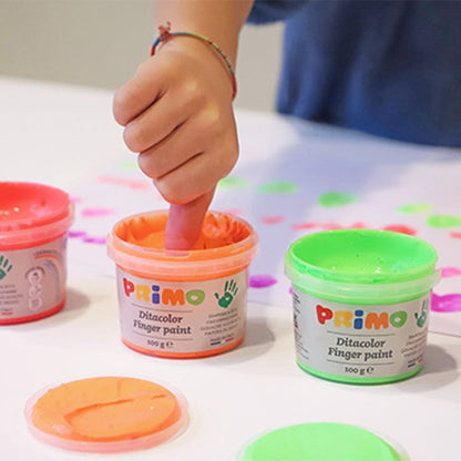 Primo Finger paint Fluo special colours 6 colours