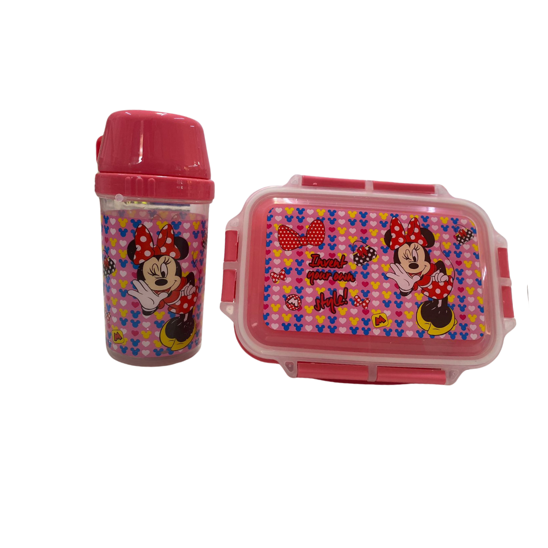 Lunch Box Set With Water Bottle 500 ml