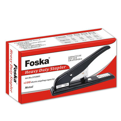 Foska Heavy Duty Stapler 100 Sheets Metal #ST2005