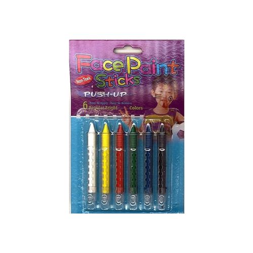 Face Paint Sticks 6 Regular Bright