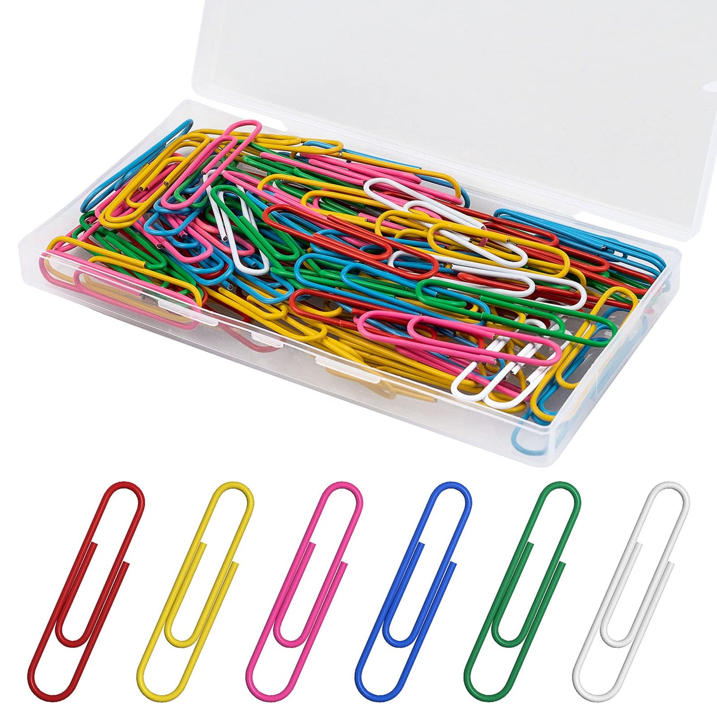 Paper Clips Colorful 2 inch