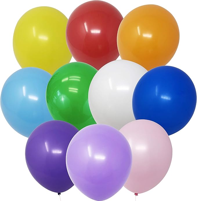 Plain Coloured Balloons 9 inch