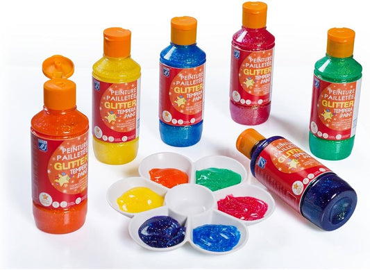 Bottle of Glitter Gouache Paint - 250 ml