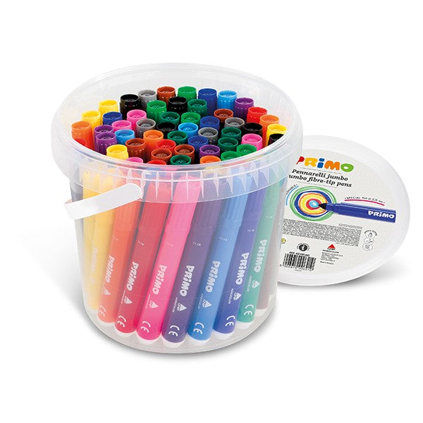 Primo Jumbo fibre-tip pens 60 jumbo