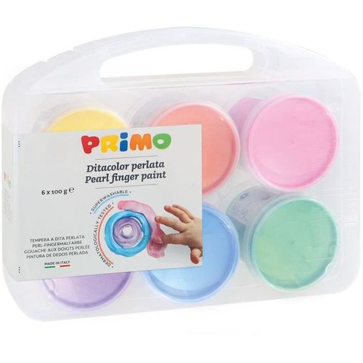 Primo Pearl finger Finger paint special colours 6 colours