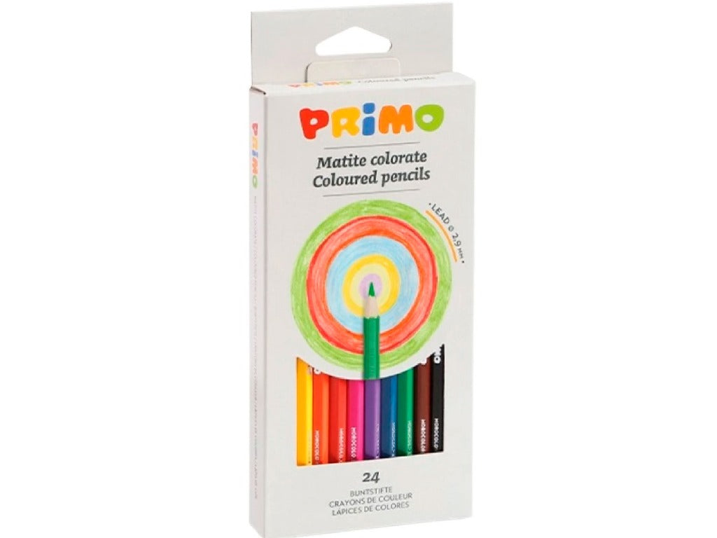 Primo Coloured pencils 24 hexagonal