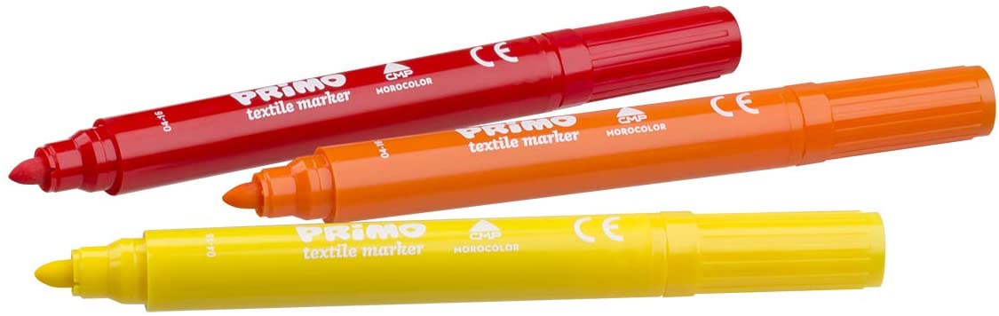 Primo Textile fibre-tip pens 8 fibre pens