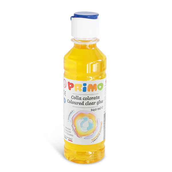 Primo Coloured clear glue Bottle- 240ml