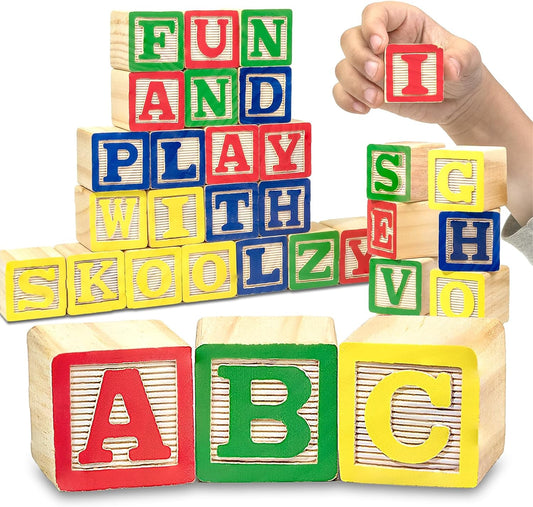 Wooden Alphabet Blocks