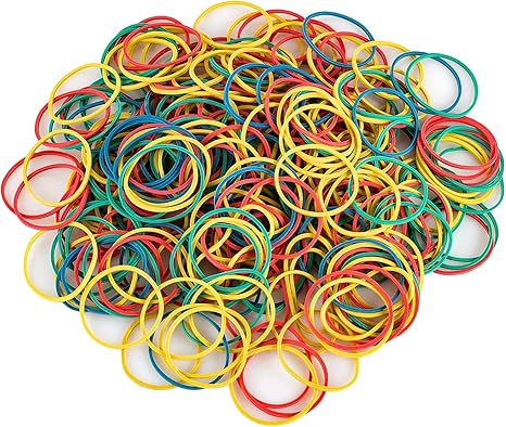 Assorted Color Rubber Bands-250g