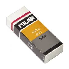 Milan Soft White Eraser -Large