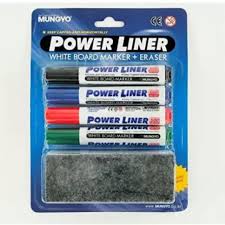 Mungyo Power Liner White Board Marker+ Eraser