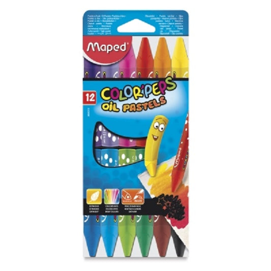 Maped Color Peps Oil Pastels 12 colors