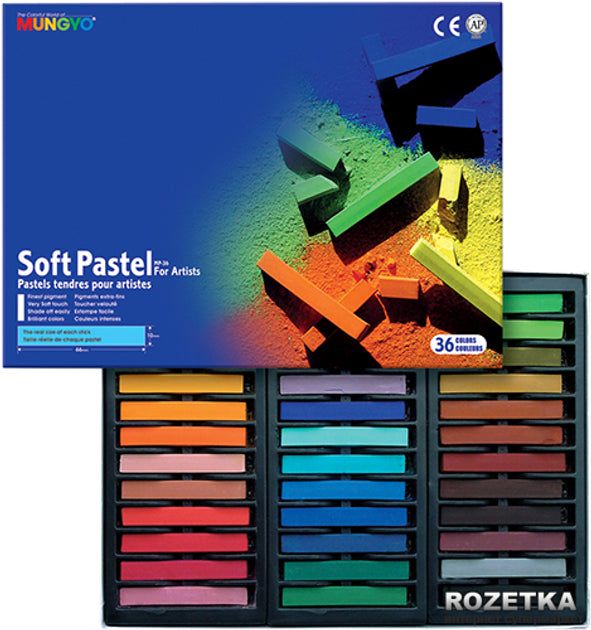 Mungyo Soft Pastel Tendres Pour Artists 36 Colors