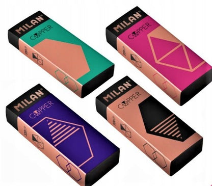 Milan Black Copper Erasers -Large