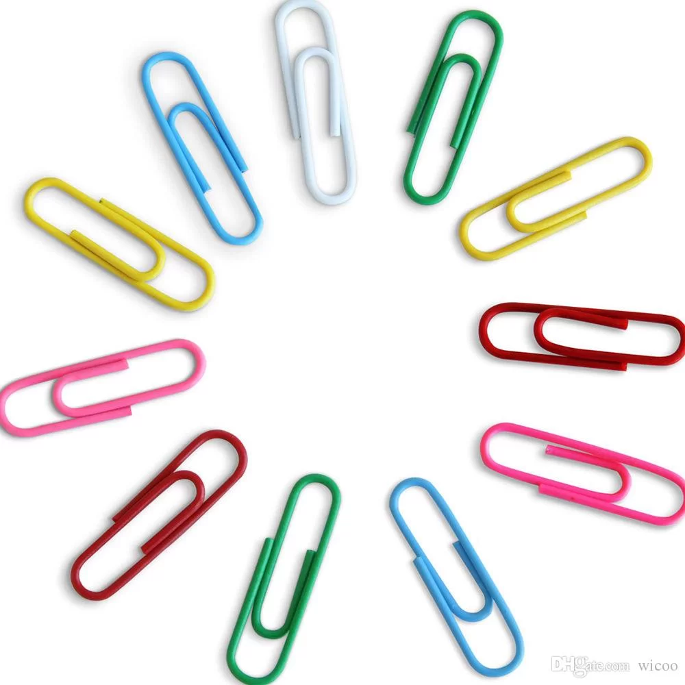 Color Paper Clips-1 inch