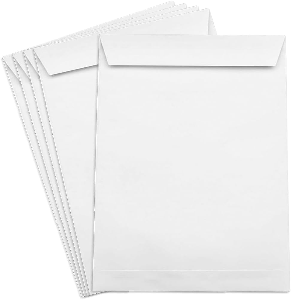 White Plain Paper Envelope