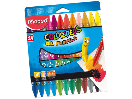 Maped Color Peps Oil Pastels 24 colors