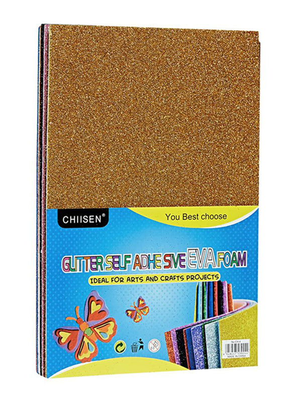 Glitter Self Adhesive Eva Foam sheets