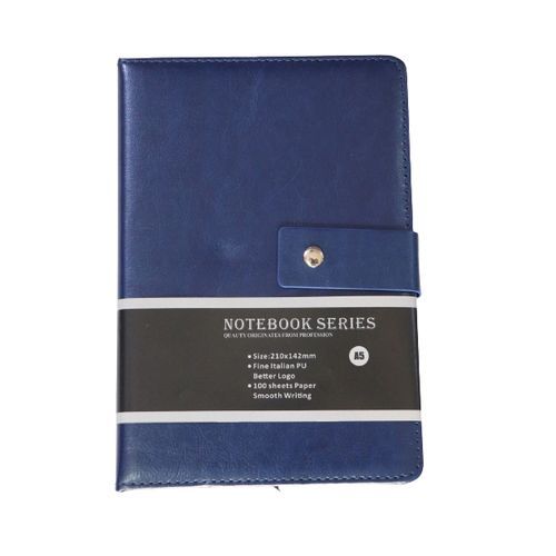 best office supplies-دفتر ملاحظات مع كبسة -jordan -amman -ازرق -مسطر -a5