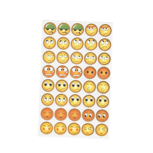 Emoji Face Stickers -Medium