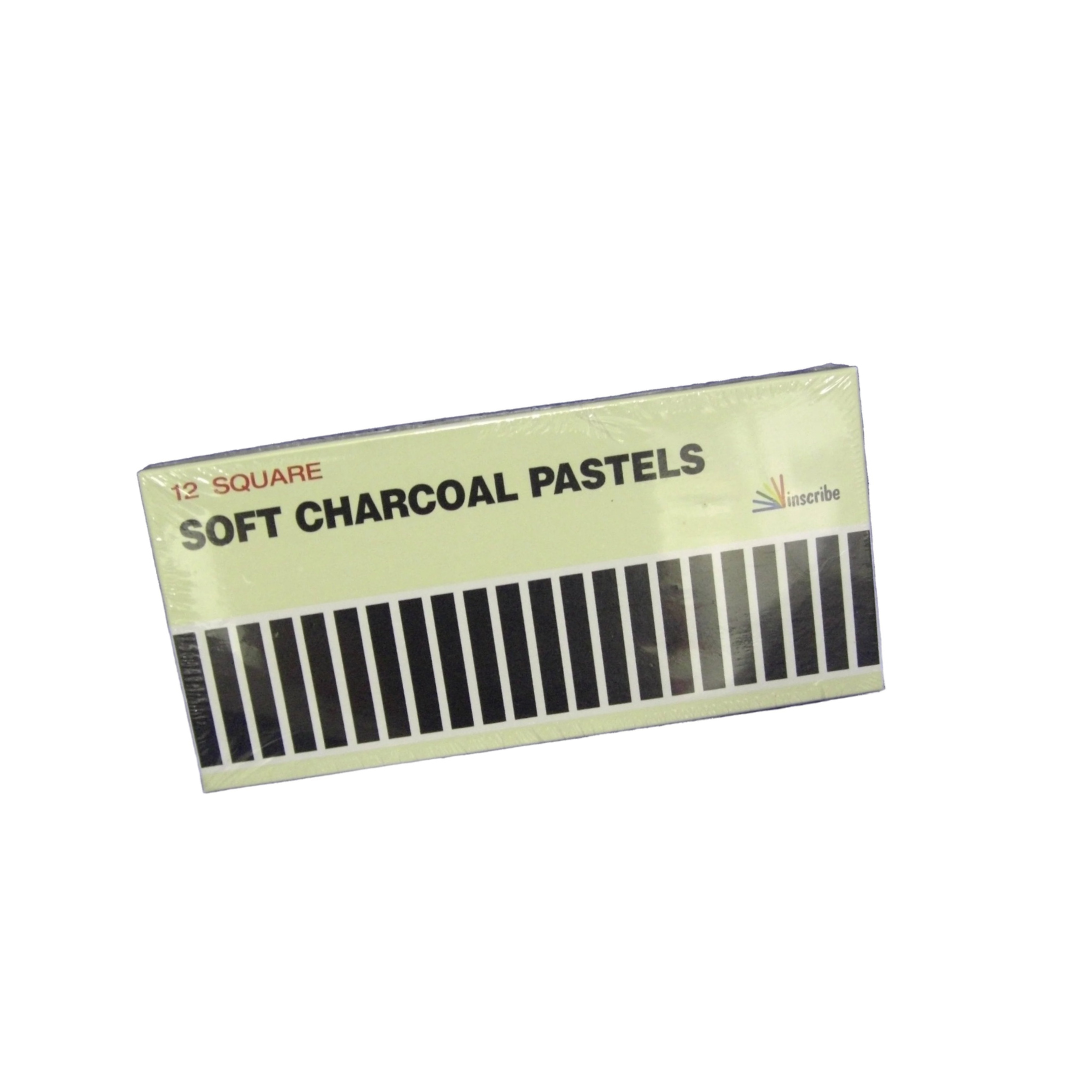 Mungyo Charcoal Soft Pastels - 12 Colours