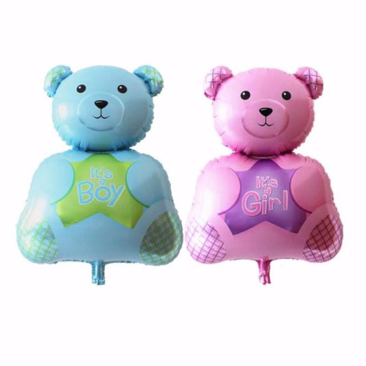 Its A Girl & Boy Teddy Bear Balloon