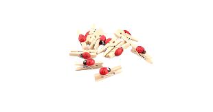 Ladybug Wooden Pegs