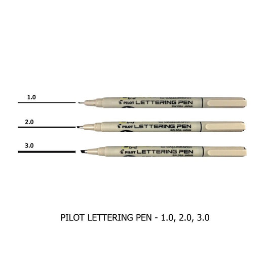 Pilot Lettering Pen-Black(قلم الخط العربي )