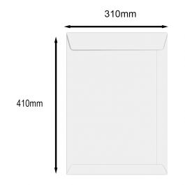 White Plain Paper Envelope