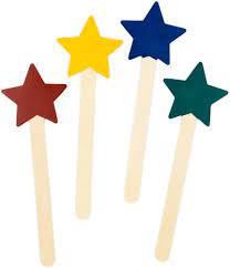 Mite Wooden Stick Star