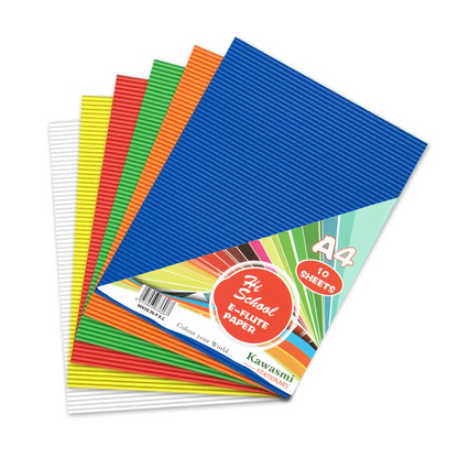 Bright color Corrugated Paper Sheets A4