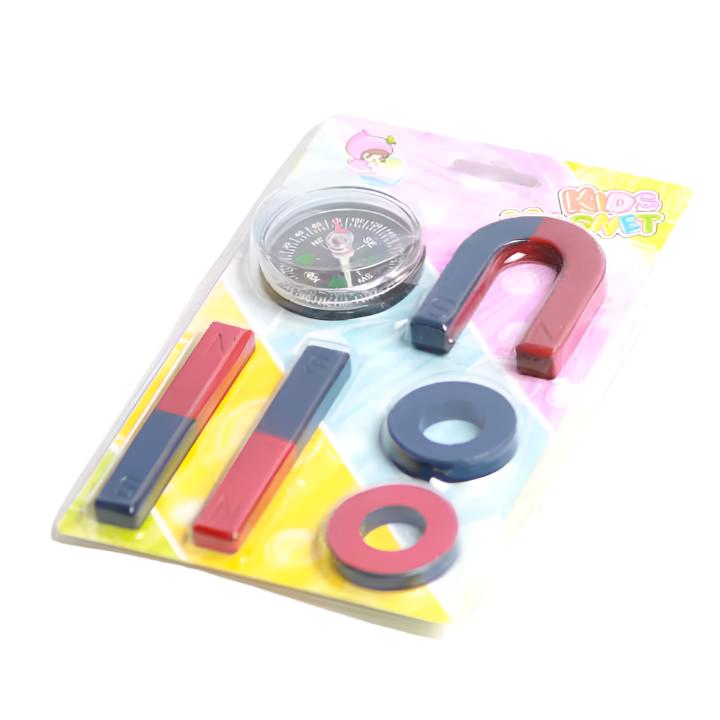 Kids Magnet Set With Compass – 6 Pcs