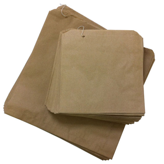 Flat Brown Paper Bag