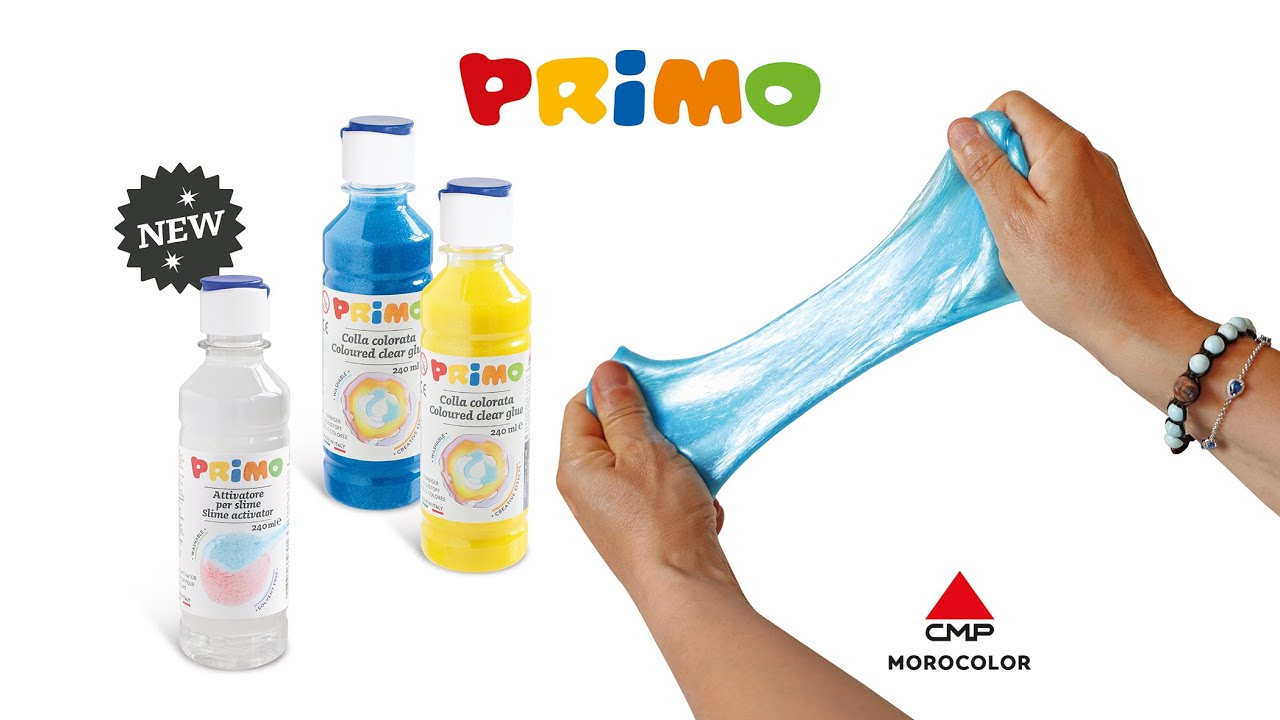 Primo Coloured clear glue Slime set