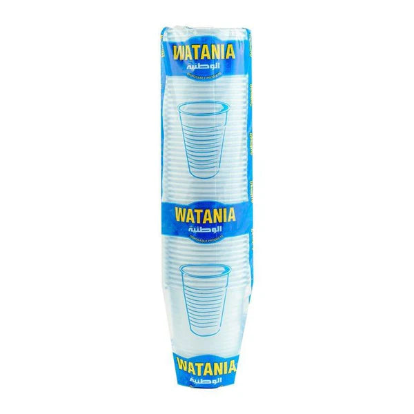 Al Watania Disposable Plastic Cups- 7oz